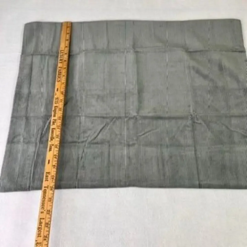 Pottery Barn PB Teen Standard Pillow Sham Corduroy Gray 3345